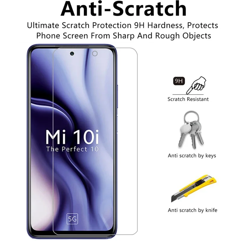 Защитное закаленное стекло для xiaomi mi 10i защитная пленка экрана xiaomi10i mi10i my10 i i10 film