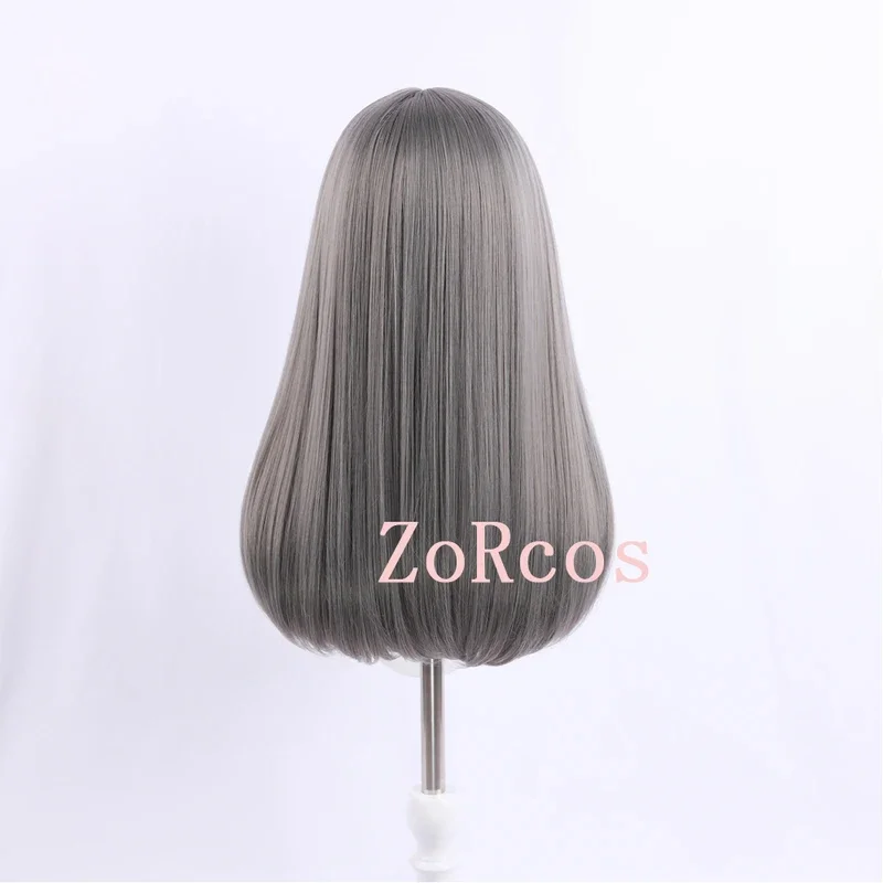 Парик для косплея Hokai: Star rail серый парик Хэллоуина мужчин и женщин