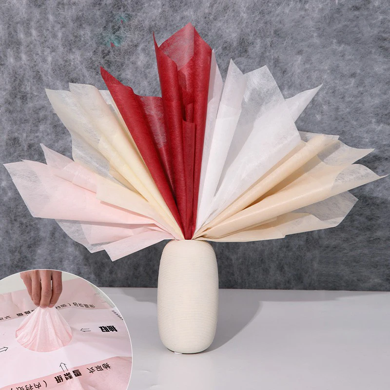 Цветочная оригинальная упаковочная бумага для подкладки водонепроницаемая