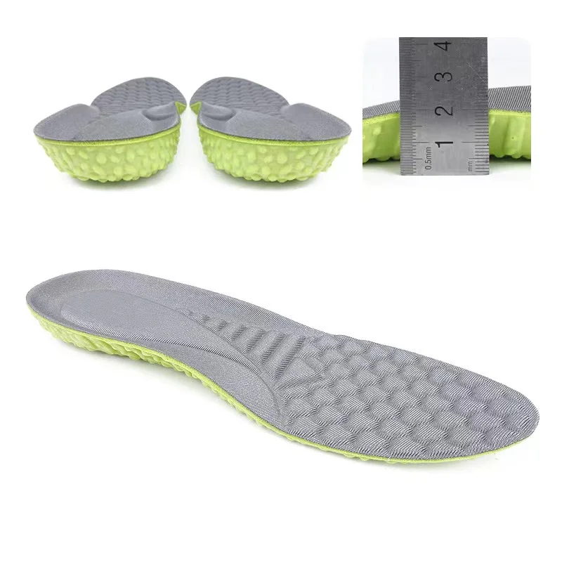 Hot selling running super soft insole mugwort deodorant sports insole men and women sweat-absorbing breathable U-shaped insole