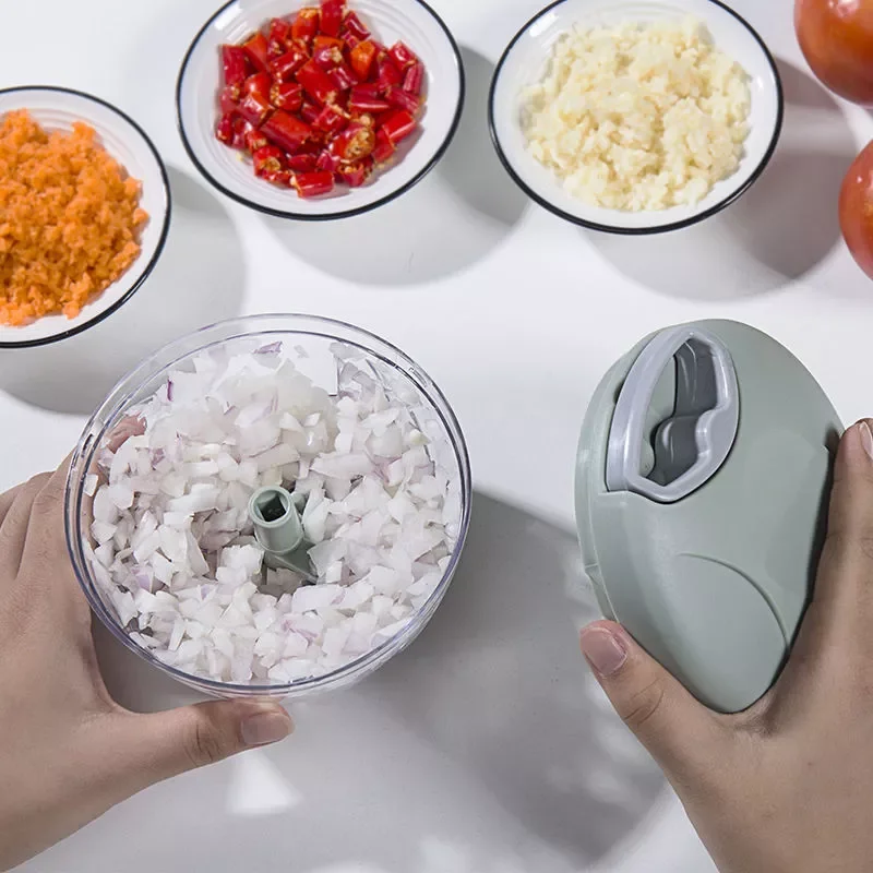 

Garlic Chopper Manual Rotate Vegetable Cutter Chopper Slicer Fruit Garlic Crusher Kitchen Gadget Blenders Meat Grinder