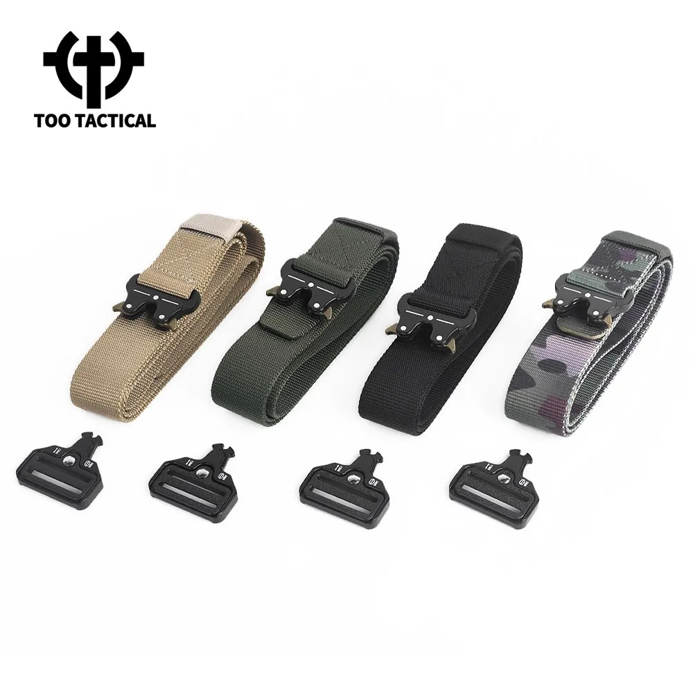 

Tactical Waist Support Waist Belt Army Style Combat Belts Adjustbale Buckle Waistband Outdoor Hunting Accessories