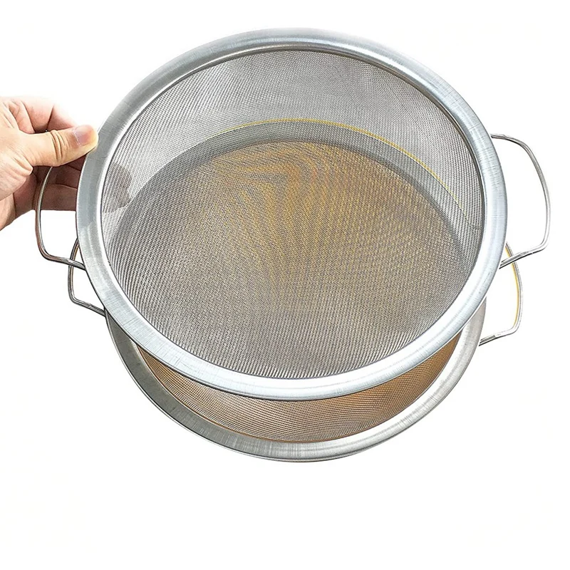 

60 Mesh Stainless Steel Paint Strainer Fits A 5 Gallon Bucket, Filter Impurities, Easy To Clean And Reusable, (2PCS)
