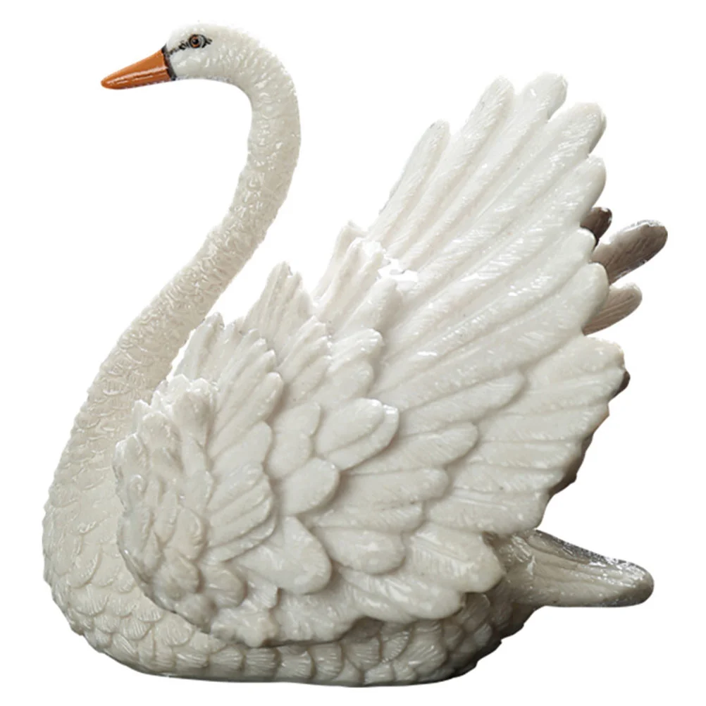 

Swan Tea Figurines Figurine Kung Crystal Accessories Ceremony Decoration Tray Figure Ornament Lovers Sculpture Fu Ornaments