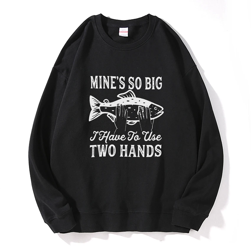 

COSMIC STRING cotton casual men hoodies fishing print o-neck long-sleeved sweater autumn sports men hoodies loose hoodies tops