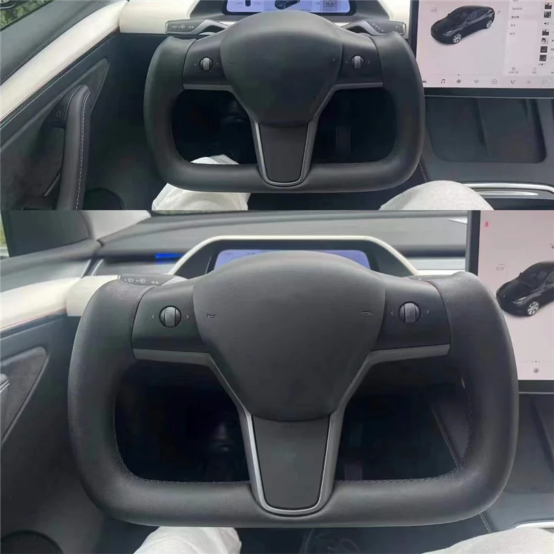 

Гоночное рулевое колесо с подогревом для Tesla модели 3 модели Y 2017-2022