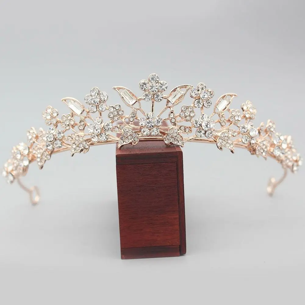 

New Bridal Hair Accessories Wedding Beautiful Rhinestone Hair Hoop Crystal Headwear Crown Hair Ornament