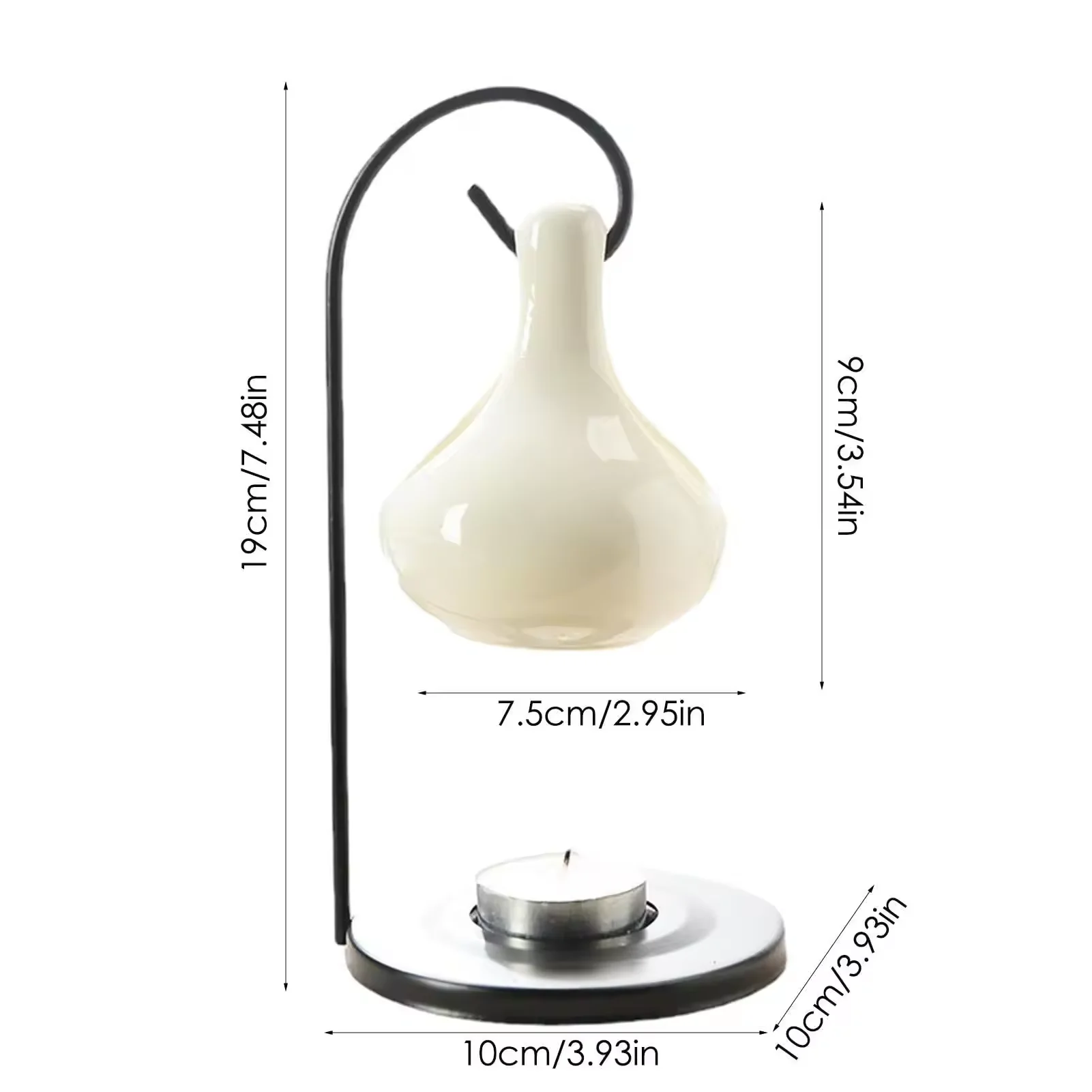 Керамические горелки для плавления воска с железной рамой эфирными маслами