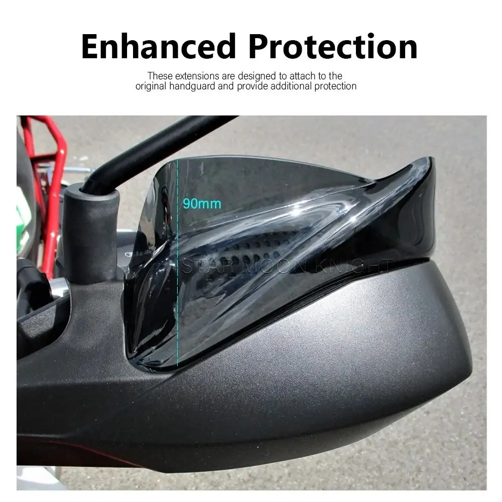 Фото Accessories Motorcycle Handguard Extensions Protector Windshield For Moto Guzzi V85TT V 85 TT V85 TT 2019 2020 2021 2022 2023- №4