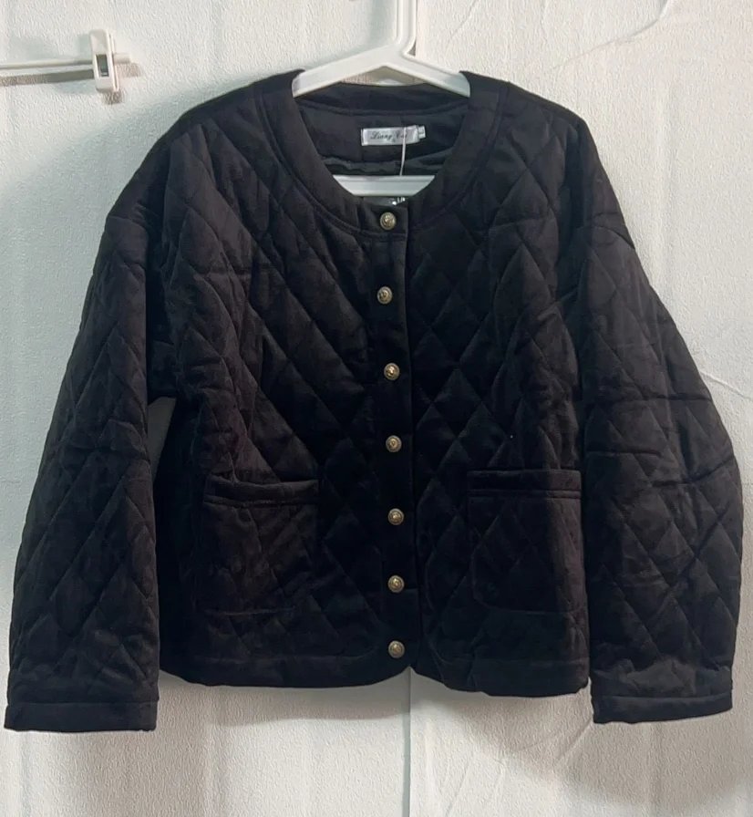 Женский бархатный топ с длинным рукавом и круглым вырезом