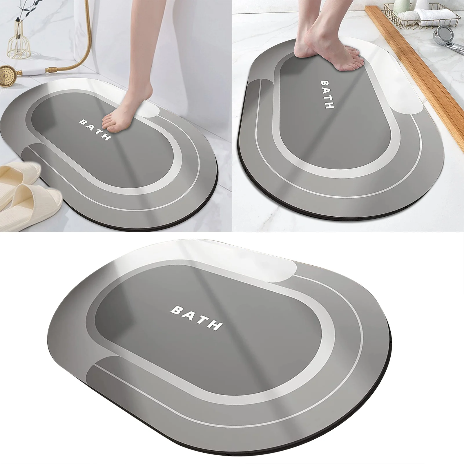 

Шерстяное вязаное одеяло, коврик для ванной, Быстросохнущий супервпитывающий резиновый коврик для ванной, коврики для большой гостиной