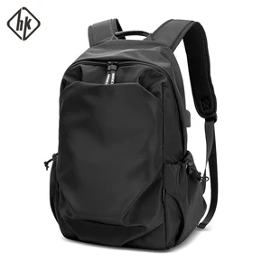 Hk дорожный рюкзак, повседневный рюкзак из ткани Оксфорд, мужские школьные материалы, рюкзак, качественная брендовая сумка для ноутбука, черная Персонализированная модная сумка