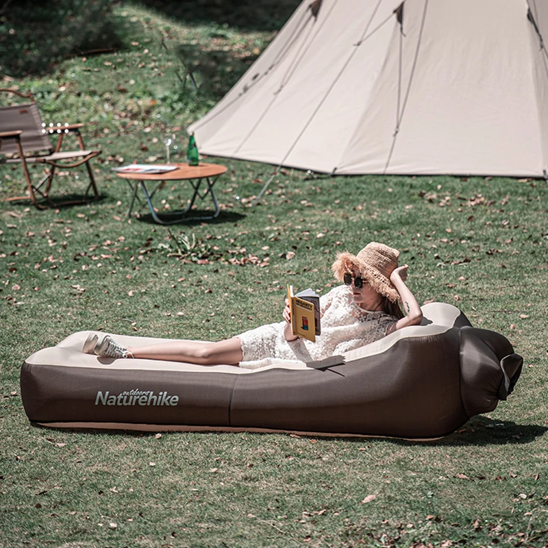 Automatic Inflatable Mattress Camping Outdoor Portable Inflatable Lounger Colchoneta Camping Beach Bivouac Nature Mat