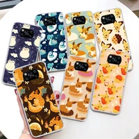 pokemon backgrounds coque phone case for xiaomi mi 11 lite 11i 11t 10t 9t 12 pro 10 9 8 12x 6x 5x ultra soft cover shell