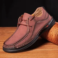 handmade leather shoes men casual sneakers comfort driving shoe soft leather loafers men shoes moccasins tooling shoe footwear