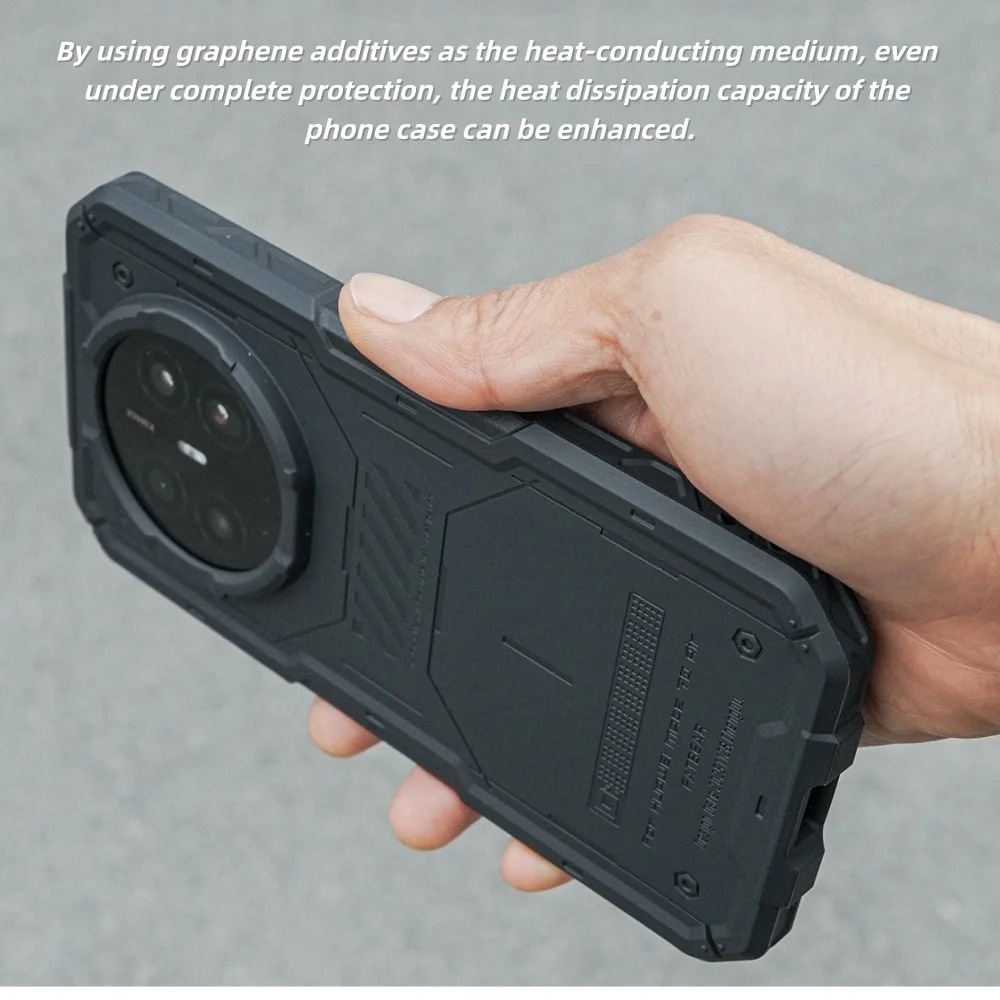 Фото Противоударный защитный чехол FATBEAR Military Grade для HUAWEI Mate 70 Air Magnetic version Fundas №3