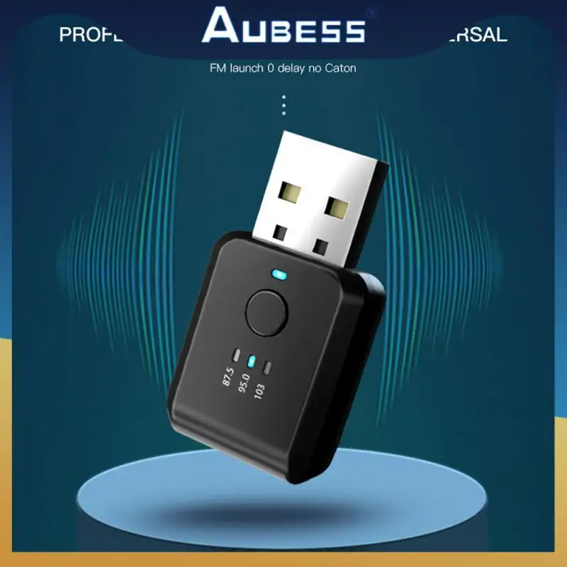 

5v Fm01 Car Adapter Audio Transmitter Within 10 Meters Effective Probability Usb Fm Transmitter 87.5mhz 95.0mhz 103mhz