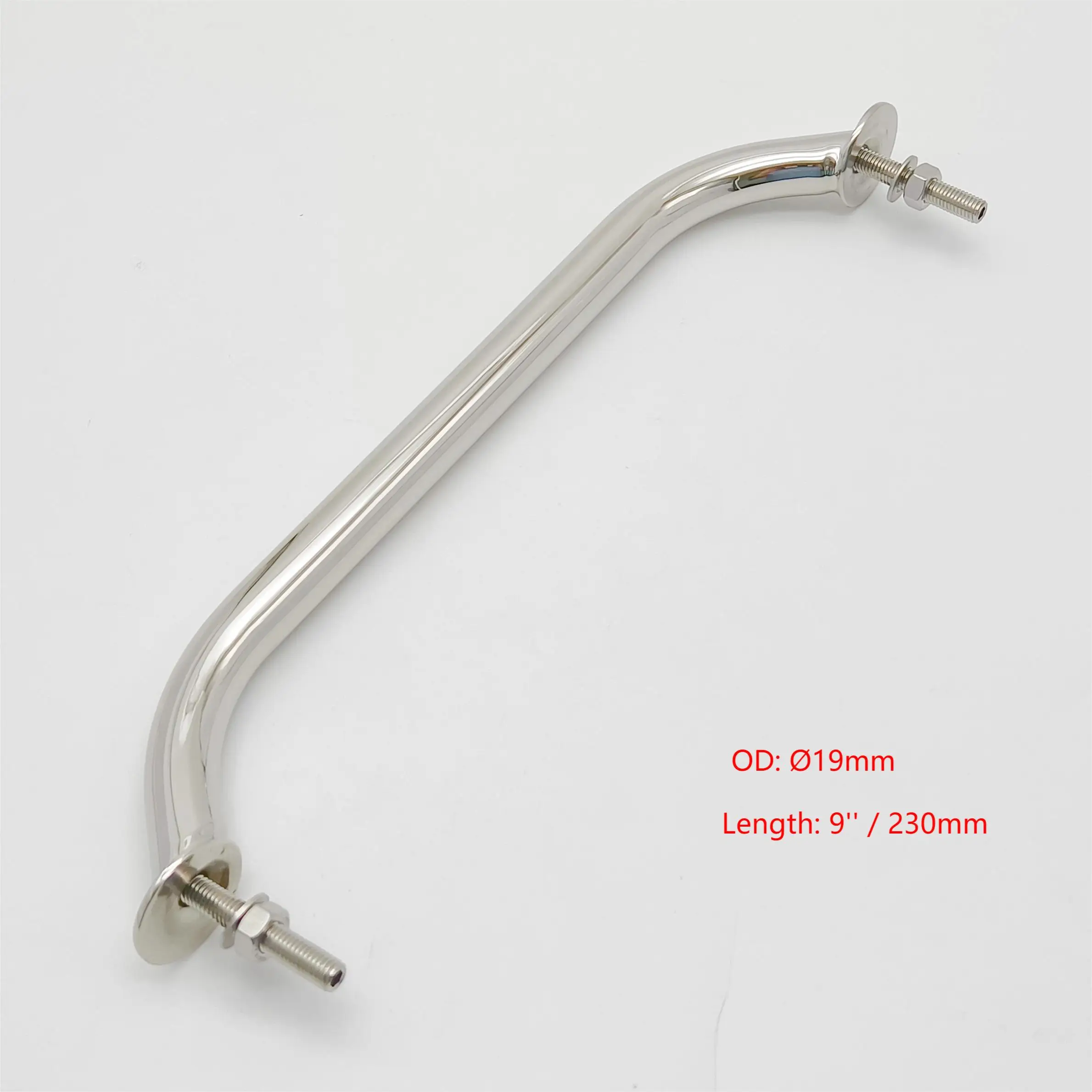 

230 мм (9 дюймов) Нержавеющая сталь рельсовая ручка лодка зеркало полированный морской класс