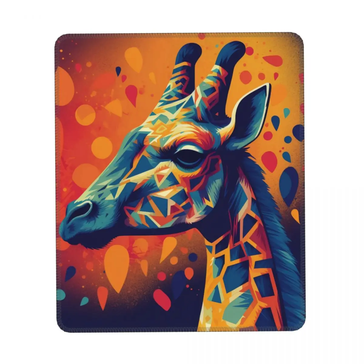 

Giraffe Vertical Print Mouse Pad Illustration Colorful Rubber Desktop Mousepad Anti-Slip Simple Fantasy Mouse Pads