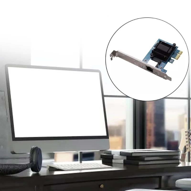 Гигабитная сетевая карта 2 PCIE к гигабитному проводному порту Rj45 Ethernet поддержка Esxi