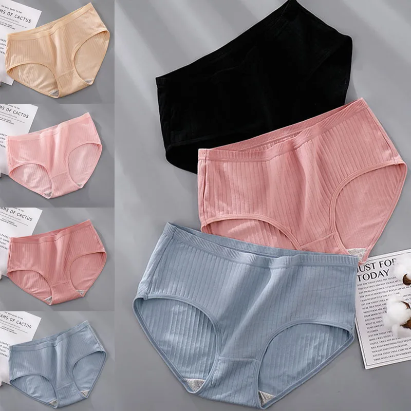 

Womens Sexys Threaded Cotton Panties Seamless Antibacterial Triangular Briefs Womens Panties Woman Ladies Girls H9
