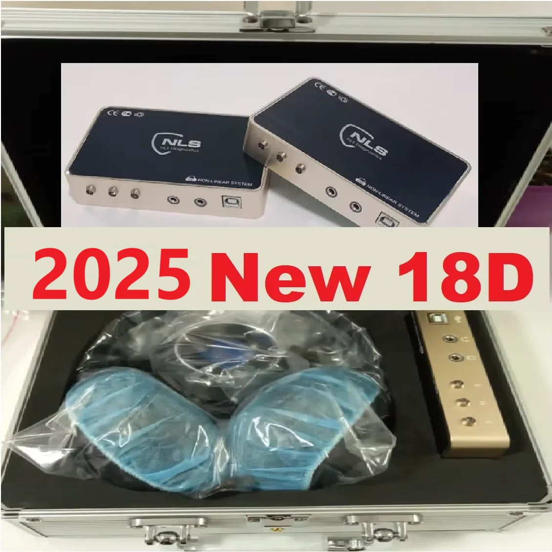 Фото 2025 Новейший 18D CELL NLS AURA CHAKRA IRIS анализатор тела НЕ ЛИНЕЙНЫЙ биорезонанс английский испанский немецкий португальский французский №1
