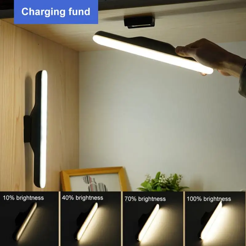 

Adsorption Light Hanging Dimming Night Light USB Rechargeable Night Lamp Cabinet Wardrobe Lamp Staircase Backlight For Kitchen