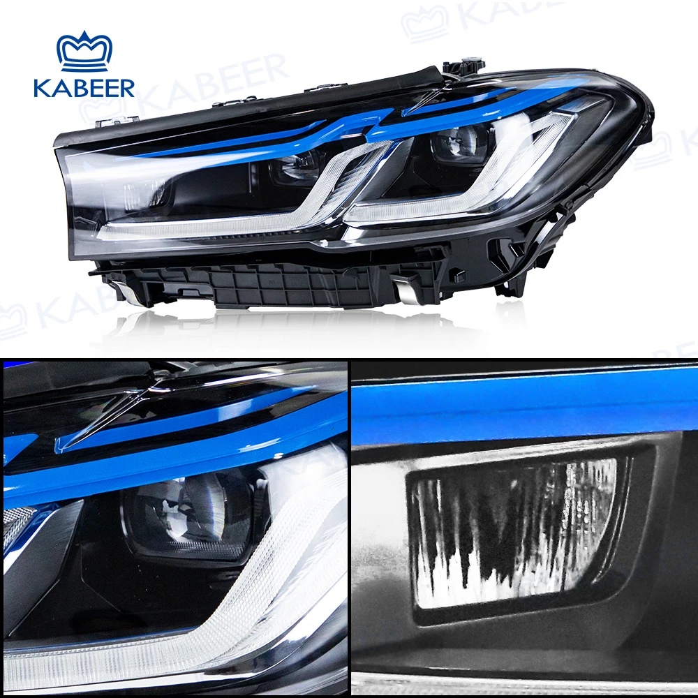 Фара Kabeer со склада в США для BMW 5 G30 G31 G38 F90 M5 Модернизированная фара facelift лазерной