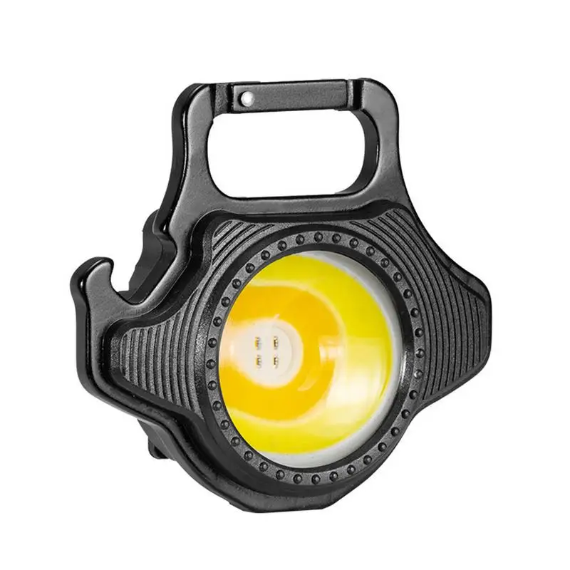 

Перезаряжаемый фонарик для ключей, портативный компактный фонарик для ключей, USB магнит, 500 люмен, фонарик с 3 фоторежимами, бутылка с кронштейном