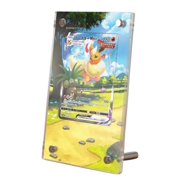 

Pokemon PTCG Flareon Animation Characters Acrylic Extended Painting Card Brick Anime Classics Game Collection Cards Toy Gift