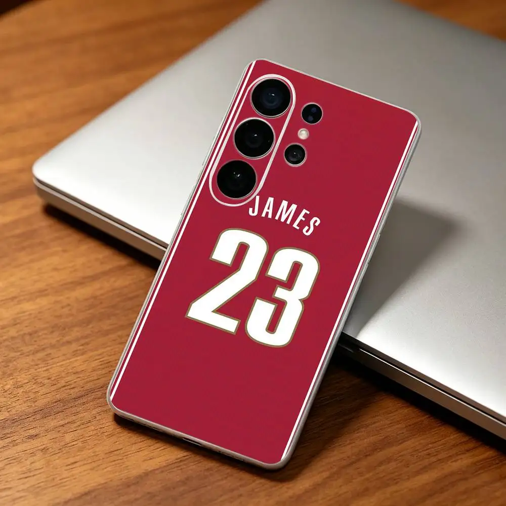 Прозрачный чехол для телефона The King L-LeBron James для Samsung S25,24,21,22,21,20,10,S9Ultra,Plus,Fe,Lite (art.: 3920dbc69ced0) - 3920dbc69ced0