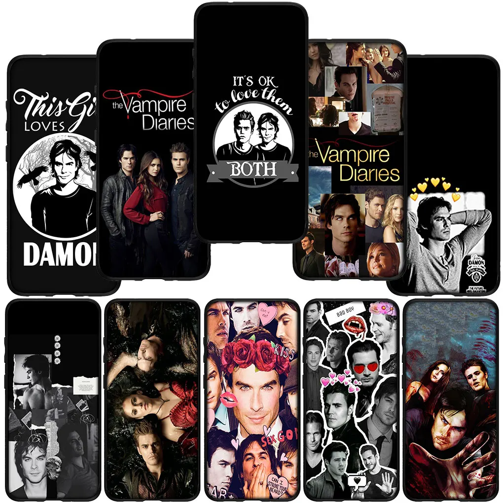 Чехол с плакатом Дневники вампиров для Samsung Galaxy S21 S20 Fe S23 S22 Ultra S8 Plus A25 A12 A13 A21S A73 +