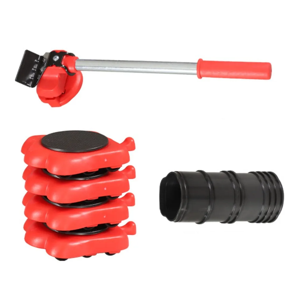 

Трудосберегающий набор роликов для транспортировки мебели, прочная несущая способность, утолщение, сверхмощный подъемник для мебели, вращающийся АБС-пластик