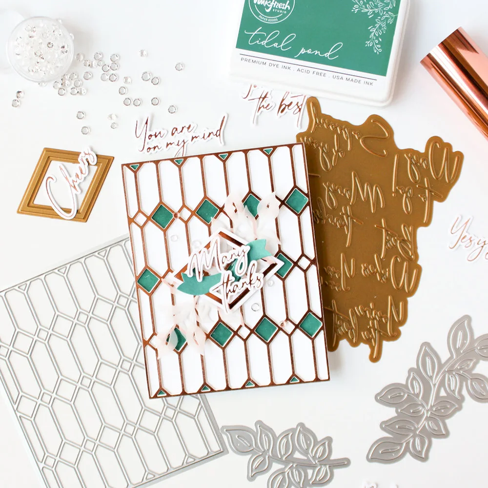 ity prostokątne tło wykrojniki do metalu dla majsterkowiczów album scrapbookingu papierowa dekoracja kartek rzemiosło tłoczenie 2022 nowe