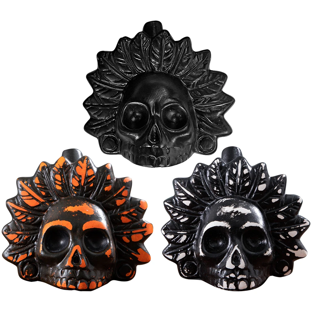 Аутентичный ацтекский свисток громкий жуткий страшный смерти реалистичный