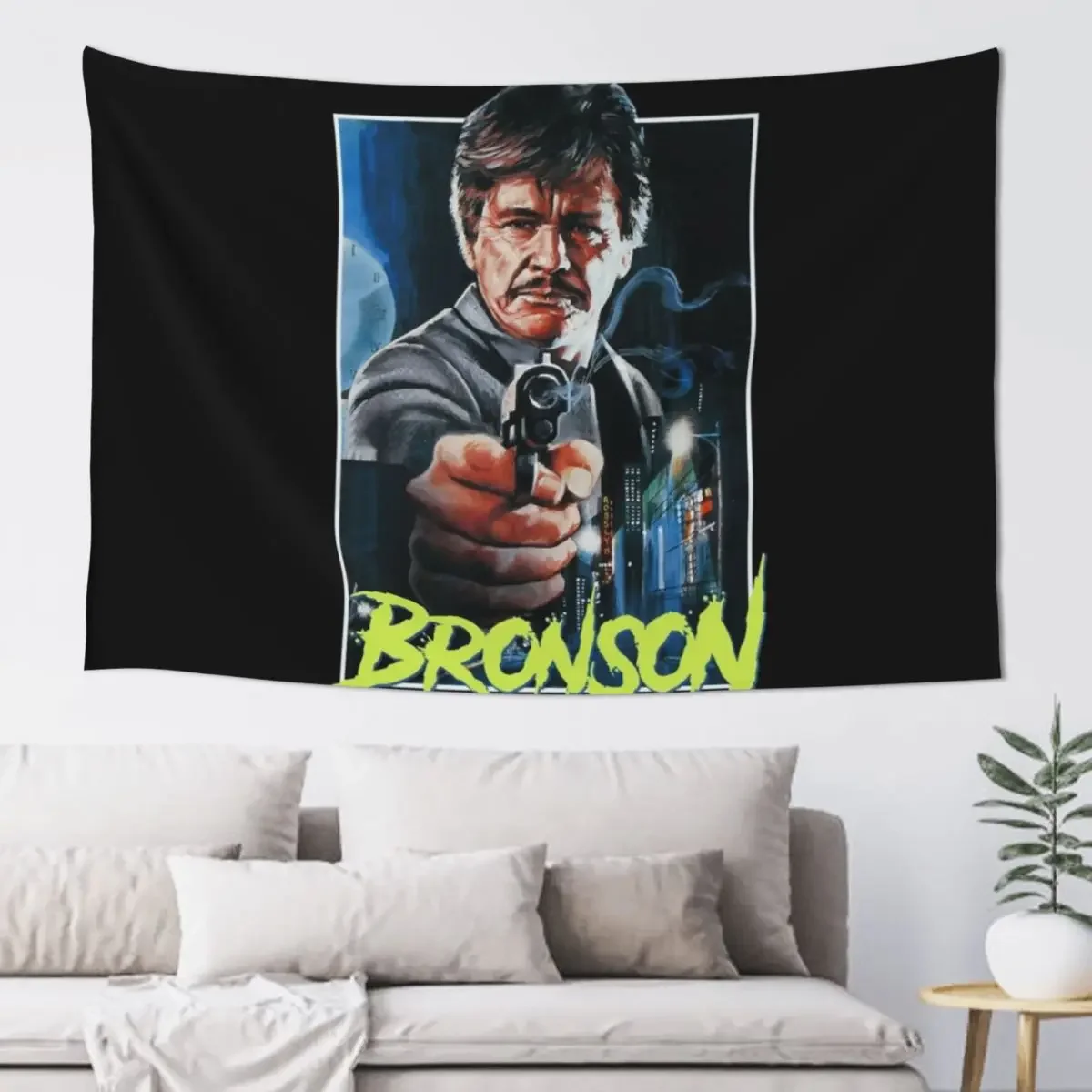 Более тогда потрясающие The Vigilante-Charles Bronson гобелен на Хэллоуин художественная