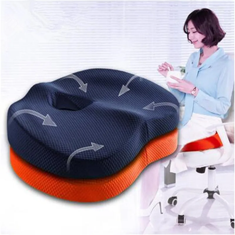 

BZ900 40*34CM*7.5cm Smart Coccyx Orthopedic Memory Foam Seat Cushion for Chair Car Office home bottom seats Massage cushion