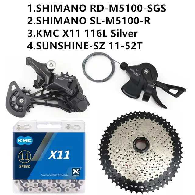 SHIMANO DEORE MTB M5100 1x1 