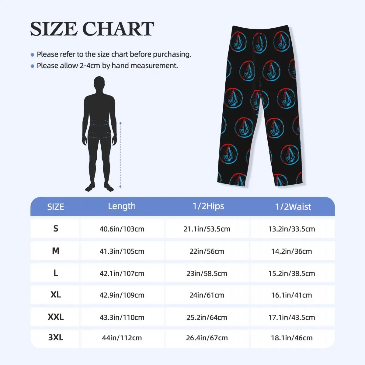 Men Volcoms Logo Pajama Pants Custom Printed Sleep Sleepwear Bottoms with Pockets