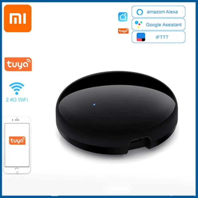 

Xiaomi Smart Universal IR Remote WiFi Tuya for Smart Home Control for TV DVD AUD AC Air Conditioner Works with Alexa Google Home