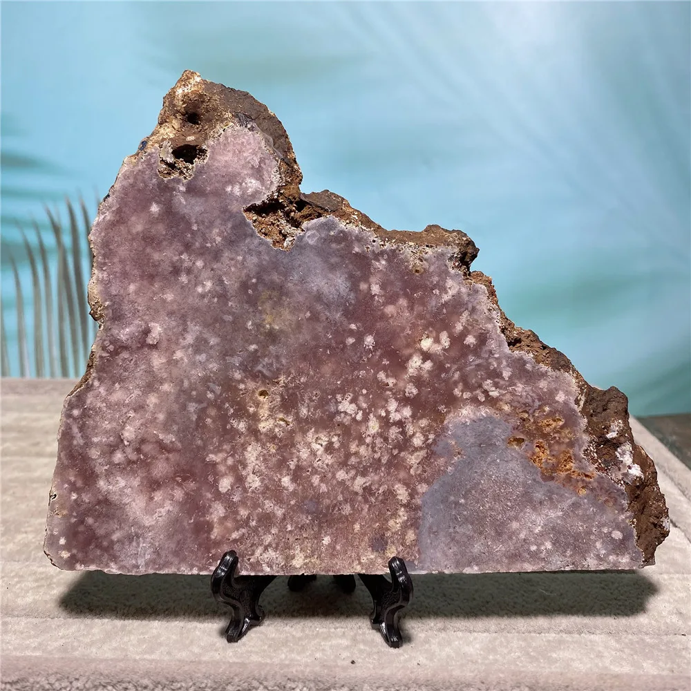 

Pink Amethyst Natural Stones Geode Raw Quartz Crystal Healing Gem Home Decoration Crafts Gift Cluster Specimen Section