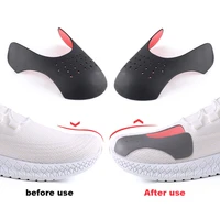 1pair anti crease shoe head protector for casual sneakers anti wrinkle shoe toe caps support stretcher expander shoes protection