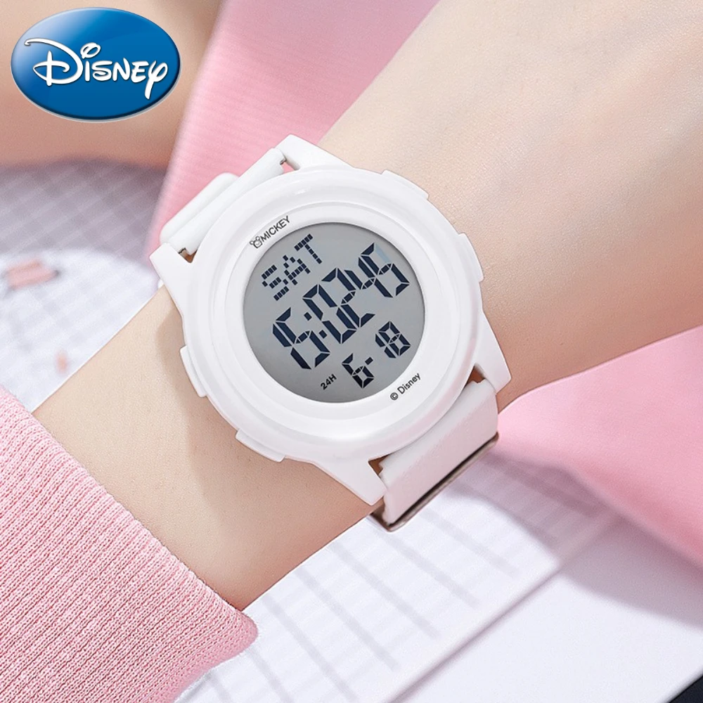 Disney Digital Watch Personality Large Dial Luminous Waterproof Dirt-resistant Ultra-thin Men's Student Electronic Clock Relogio