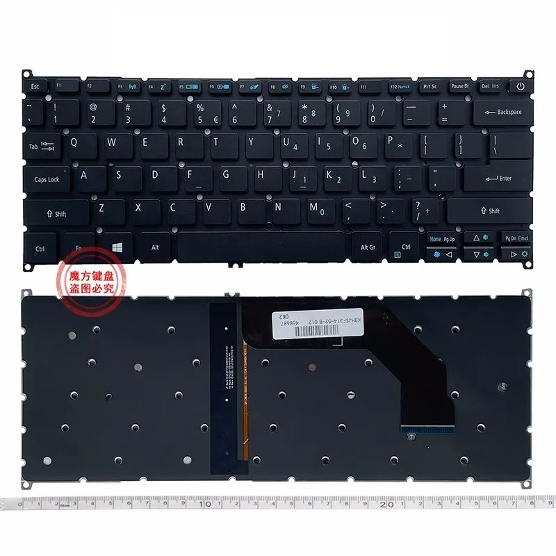 

Новая Подсветка Клавиатуры US для Acer Swift 113 SF113-31 N17P2 S13 SF514 S30-20 SF314-52 SF5 VX15