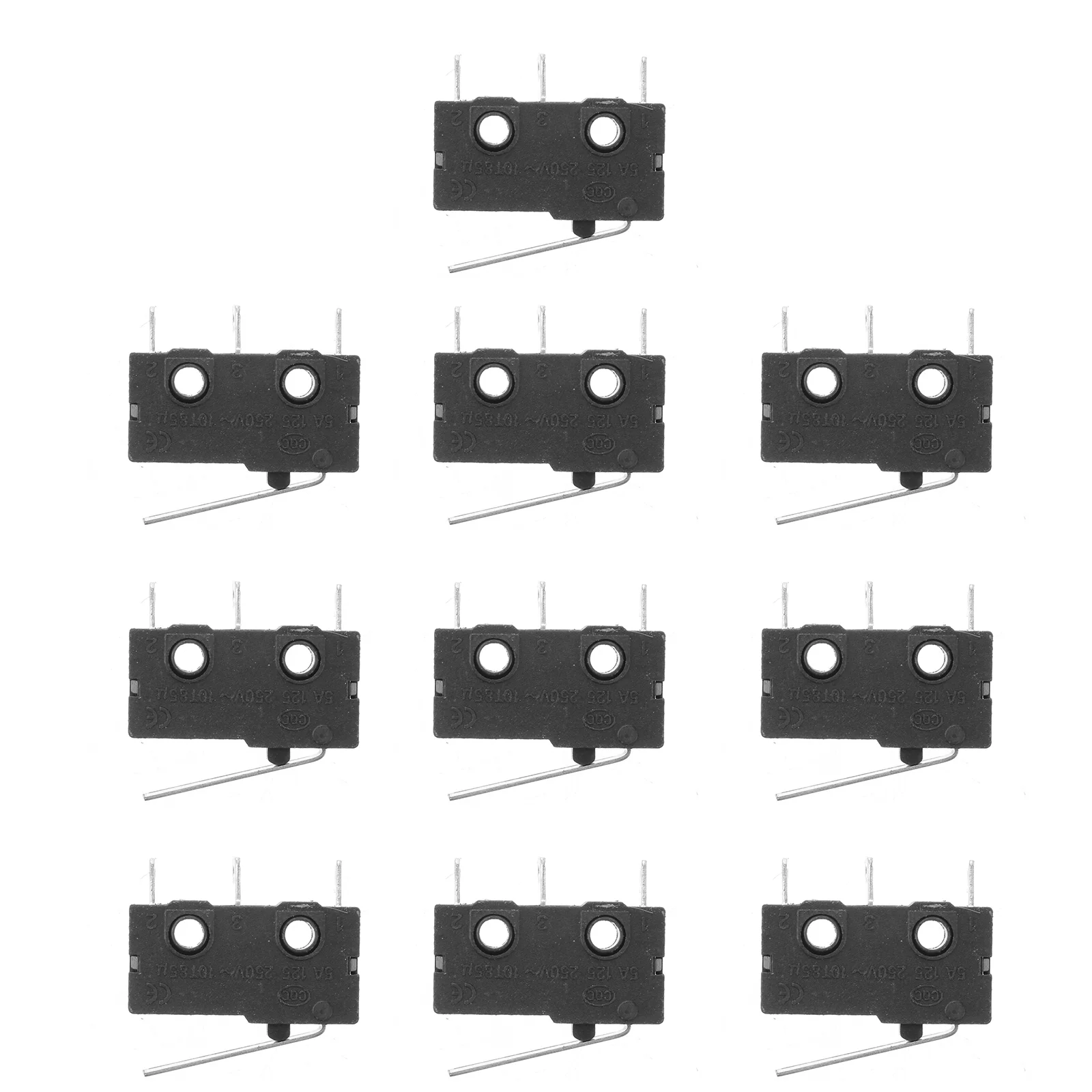 

20 Pcs Lever Arm Mini Switch Electric Optical Endstop Limit Micro Switches Microwave Door Momentary Industry