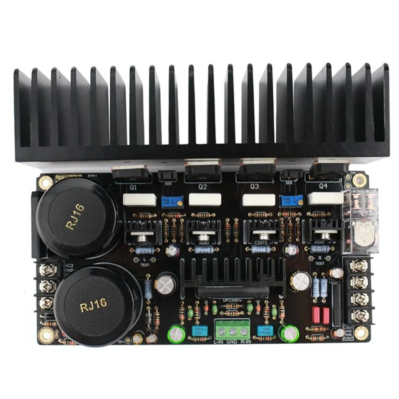 

RISE-For Onsemi Tube Amplifier Board UPC2581V 150W+150W Hifi Dual Channel Audio Amplifiers NJW0281G NJW0302G