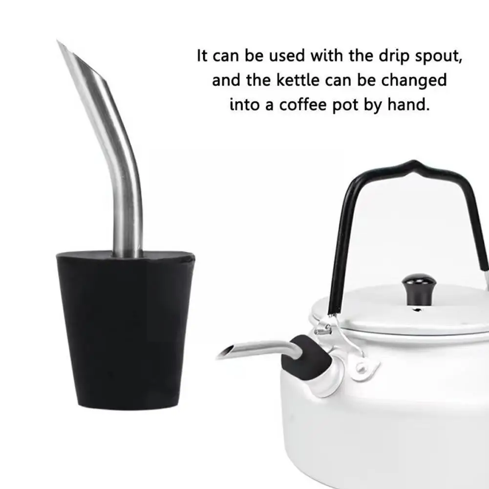 

Outdoor Kettle Mouth Coffee Pot Extension Tube Ultralight Nozzle Steel Water Stainless Conversion Water Teapot Pipe Z5p4
