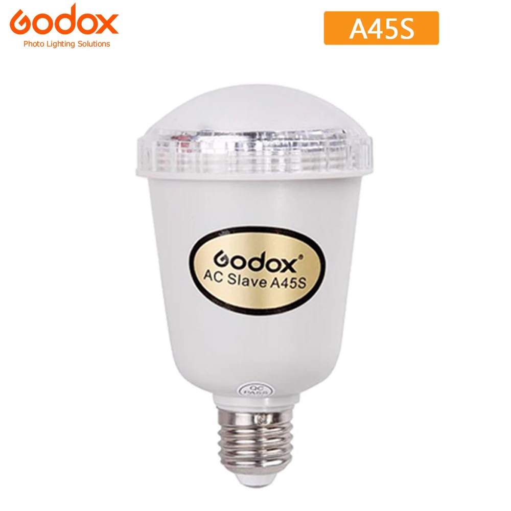 

Newest Godox A45s Photo Studio Strobe Light AC Slave Flash Bulb E27