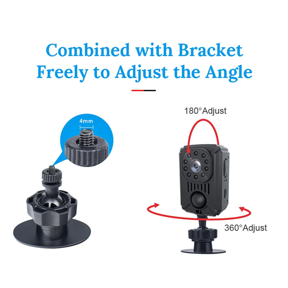 Новинка 2022 Экшн-камера задняя клипса цифровая смарт-камера ПИР HD