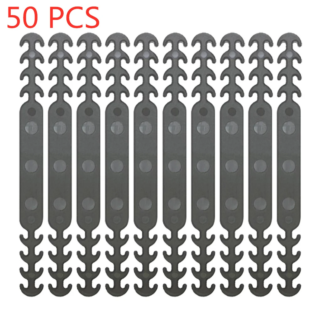 

50PCS Adjustable Anti-Slip Silicone Mask Ear Saver Clip Extension Hook Mask Strap Buckle Face Mask Holder Accessory Salva Orejas